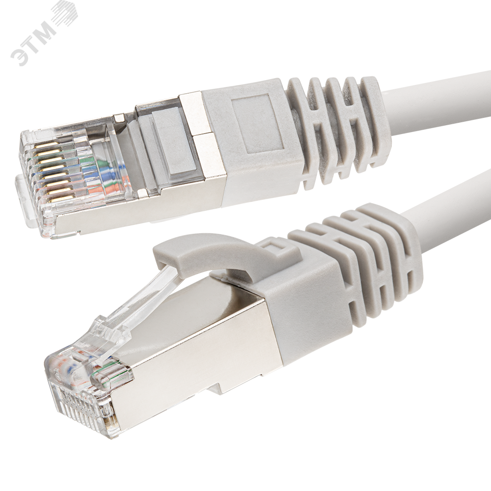 Патч-корд FTP 6 4x2 24AWG Cu LSZH серый 2м, цена в Ростове-на-Дону