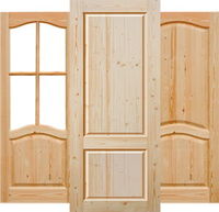 Двери межкомнатные для дома из сосны